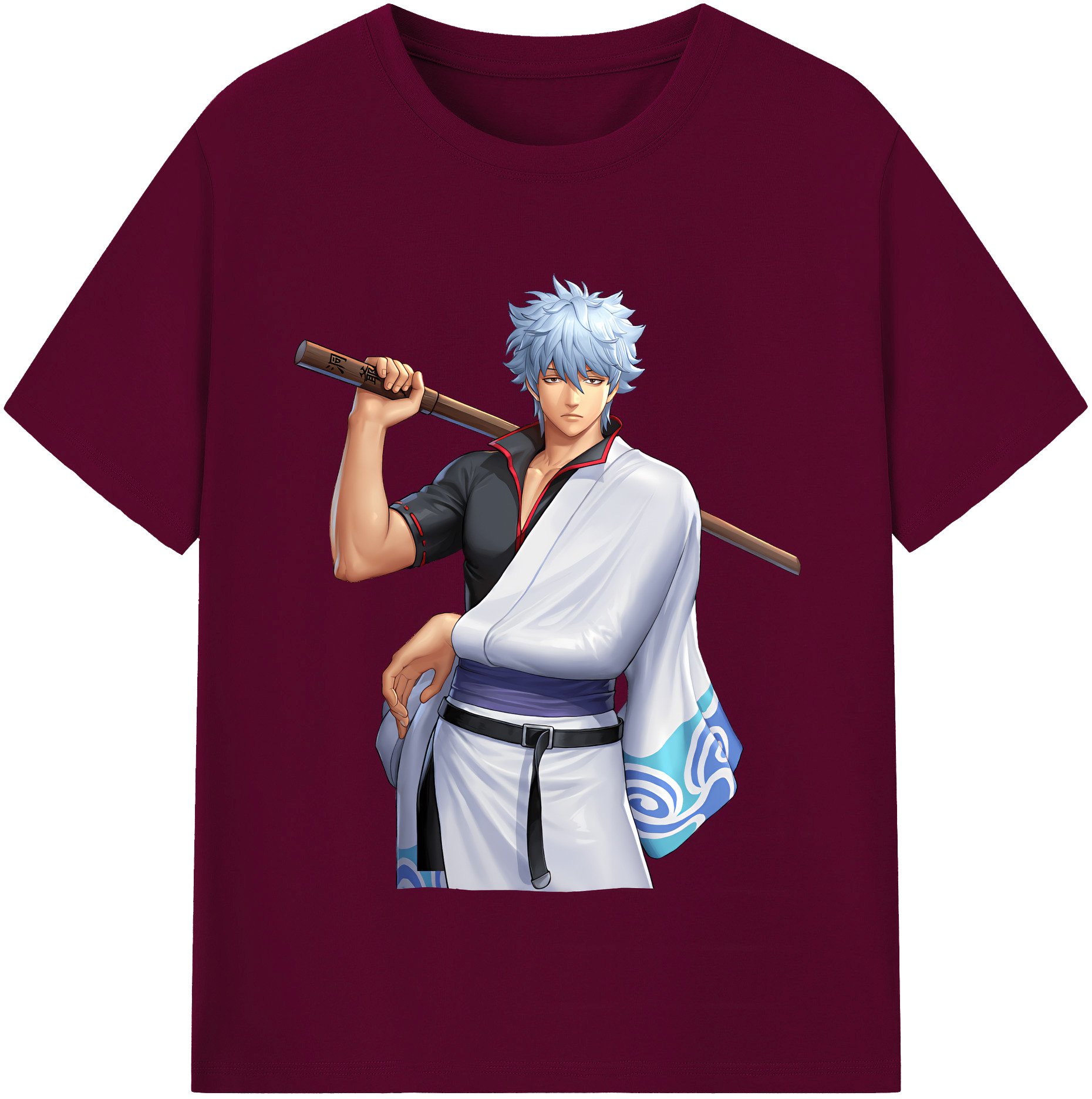 （画像用） ぎんたま 坂田銀時（さかたぎんとき） 神楽 志村新八（しむら しんぱち） GINTAMA Sakata Gintoki Kagura Shimura Shinpachi レディースカジュアルプリントTシャツ（綿100％）
